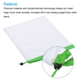 thumbnail image 3 of Unique Bargains Sacs de Produits Réutilisables 3 Pcs, Sacs de Produits en Filet Transparents pour Magasinage et Épicerie pour Fruits et Légumes - Vert, 3 of 5