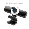 thumbnail image 2 of ZheElen 8K Full High Definition Webcam Autofocus Fill Light Camera with Mic Computer Camera Type 1 Type 2, 2 of 6