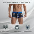 thumbnail image 2 of JOCKMAIL 2PCS/Pack Men's Underwear Boxer Briefs Breathable Mesh Boxer Brief Stretch Camouflage Underwear, 2 of 11