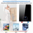 thumbnail image 3 of Calentador de Agua Electrico, Calentador de Agua Instantáneo con Rociador de Ducha, Temperatura Ajustable, Boiler Electrico para Hogar Agua Caliente, Calentador de Paso sin Tanque para Cocina Baño, 3 of 9