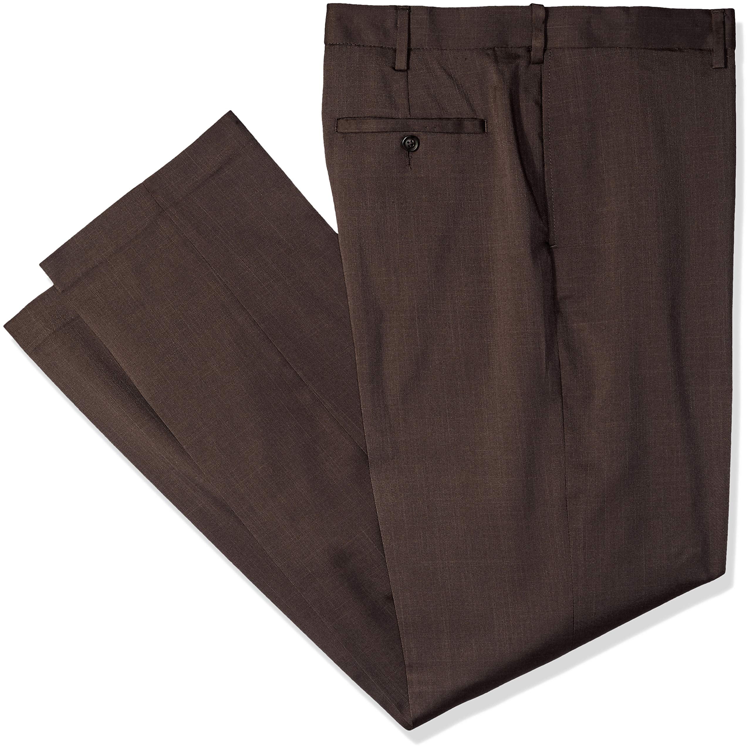 Savane - Savane Men's Big and Tall Stretch Crosshatch Flat ...