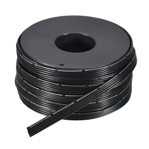 30AWG Silicone Ribbon Cable 5Pin 30 Gauge Flat Cable Silicone Wire 15m/50ft Black Stranded Tinned Copper Wire