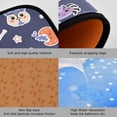 thumbnail image 3 of SKYSONIC Cartoon Owl Ghost Bat Kitchen Rugs 2 Pieces, Cute Halloween Floor Mat Room Area Rug Washable Carpet Perfect for Living Room Bedroom Entryway, 3 of 7