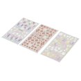thumbnail image 1 of 3 Sheet Embossed Nail Art Sticker Self Adhesive 5D Hollow Pattern Nail Decals Decoration Accessories, 1 of 5