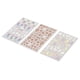 thumbnail image 1 of 3 Sheet Embossed Nail Art Sticker Self Adhesive 5D Hollow Pattern Nail Decals Decoration Accessories, 1 of 5
