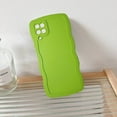 thumbnail image 2 of for Samsung Galaxy A12 Curly Wave Frame Shape Soft Case Candy Color Camera Lens Protection Slim Shockproof Phone Case Cover For Galaxy M12 6.5 Inch(Green), 2 of 7