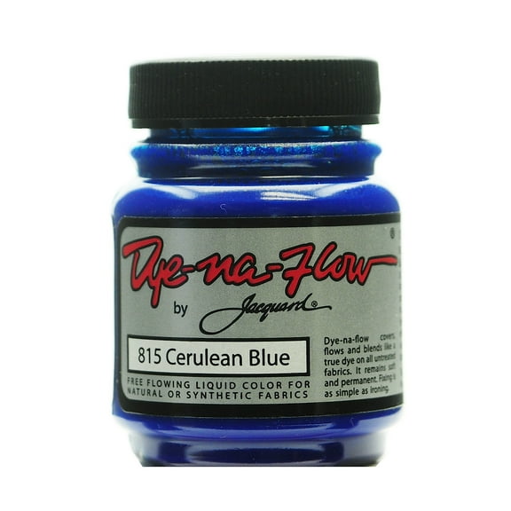 Dye-Na-Flow Fabric Colors cerulean blue, 2 1/4 oz., 815 (pack of 4)