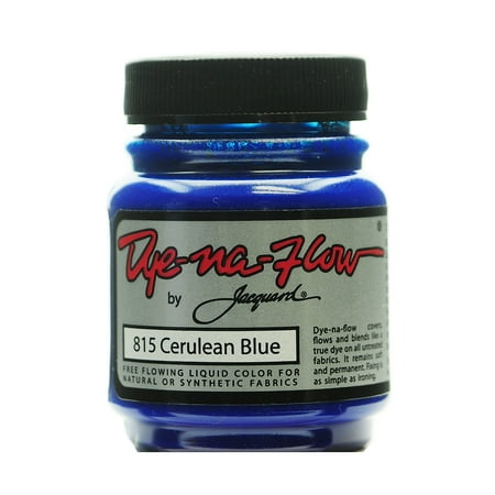 UPC: 0804551961441 | Dye-Na-Flow Fabric Colors cerulean blue  2 1/4 oz.  815 (pack of 4)