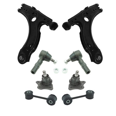 TRQ Front Steering & Suspension Kit For 01-10 Volkswagen Beetle 01-05 Golf Jetta PSA40513 Fits select: 2001-2010 VOLKSWAGEN NEW BEETLE