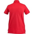 thumbnail image 2 of U.S. Polo Assn. Mens Solid Pique Polo with Small Pony, Engine Red/Black, XX-Large, 2 of 3