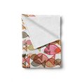 thumbnail image 2 of Nautical Soft Flannel Fleece Throw Blanket, Fish Flock Facing Others Design Seashore Print in Soft Pastel Color Tones, Cozy Plush for Indoor and Outdoor Use, 70" x 90", Multicolor, by Ambesonne, 2 of 6