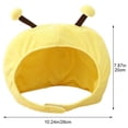 thumbnail image 3 of Vjnyvs Bee Headgear Hat Dance Funny Hat Hood Favor Cartoon Bee Head Cover for Night Party Favor Festival Photo Prop, 3 of 7
