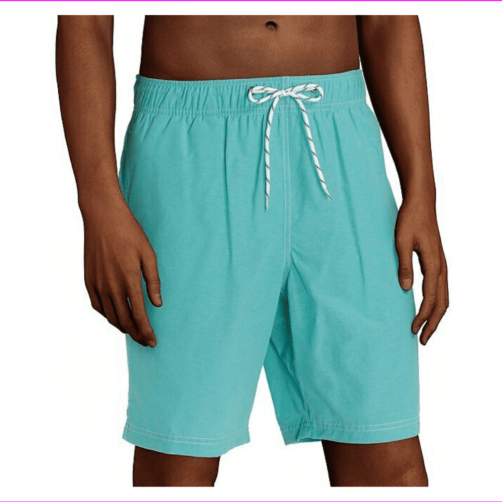 Roundtree & Yorke Mens Big & Tall Solid Color Swim Trunks