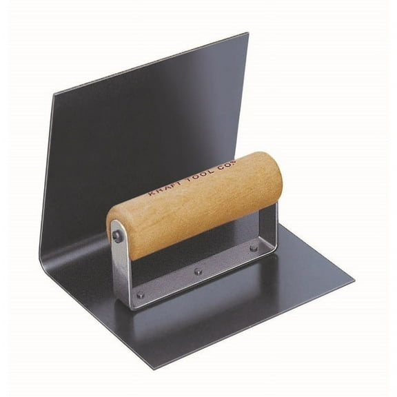 Kraft Tools CF585 7"x6"x6" 3/8" R Blue Crucible Steel Inside Step Tool w/Wood Handle