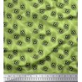thumbnail image 1 of Soimoi Rayon Fabric Text & Football Sports Decor Fabric Printed Yard 42 Inch Wide, 1 of 1
