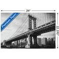 thumbnail image 3 of The Brooklyn Bridge - Iconic Wall Poster with Push Pins, 22.375" x 34", 3 of 3