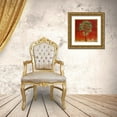 thumbnail image 3 of Pinto, Patricia 12x12 Gold Ornate Wood Framed with Double Matting Museum Art Print Titled - La Palma on Red IV, 3 of 4