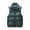 Green, variant on Lovskoo Womens Winter Coats Stand Collar Quilted Puffer Vest Pocket Short Coat Sleeveless Cotton Padded Waistcoat Jacket Black
