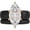 Black and Rose Gold, variant on Marquise Cut Silicone Ring Set for Women, Stackable 2-Ring Set, 14×7 mm Marquise Cut CZ | Patent-Pending Design - GlowStone Collection