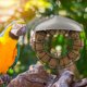 thumbnail image 2 of Comedero Para Pájaros Al Aire Libre Comedero Colgante De Hierro Forjado Sebo Comedero Para Pájaros Yuarrent PT002216-00, 2 of 6