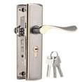 thumbnail image 3 of Cerradura De Aluminio ANGGREK Cerradura De Puerta De Sala De Estar Titanio negro dorado, 3 of 8
