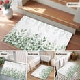 thumbnail image 5 of 2x3 Ft Entryway Area Rug, Spring Emerald Green Eucalyptus Kitchen Rug Runner Washable Floor Mat, Botanical Leaf Country Non Slip Indoor Door Mat Throw Carpet for Bathroom Living Room Bedroom, 5 of 8