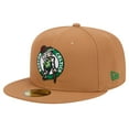 thumbnail image 3 of Men's New Era Tan Boston Celtics Color Pack 59FIFTY Fitted Hat, 3 of 6