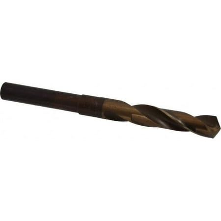 

Hertel 37/64 Drill 118° Point Cobalt Silver Deming & Reduced Shank Drill Bit Oxide/Gold Finish 6 OAL Straight Shank 3 Flute Length Right Hand Cut Standard Point Spiral Flute Regular Spiral