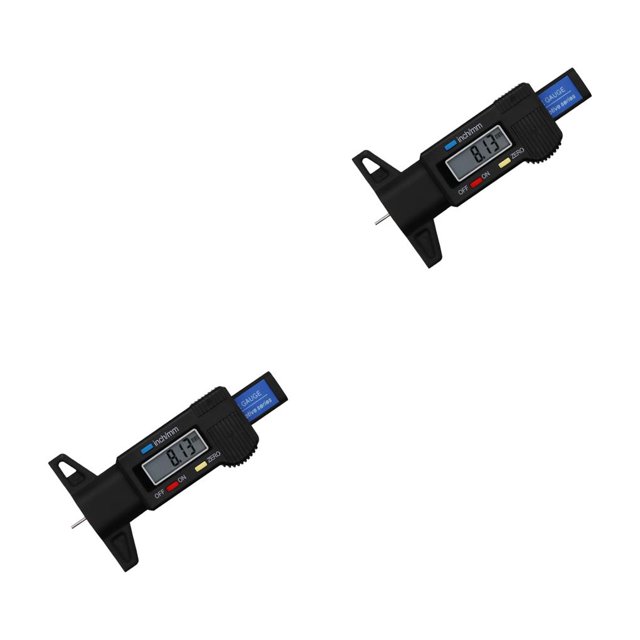 Speravity Calibrador Vernier de profundidad de rosca de neumático, medidor de medición electrónico de 0-25,4mm, herramienta de calibre portátil Type1 NO1 Speravity CBP163543