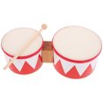 thumbnail image 2 of 1 juego de tambor, instrumento musical de percusión, congas, tambor para niños principiantes, instrumento de percusión, bongós, tambor bongó pequeño portátil, tambor de desarrollo musical, 2 of 8