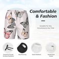 thumbnail image 3 of Fotbe Beautiful Butterfly Traje de Baño para Hombre – Shorts de Natación de Secado Rápido con Forro y Bolsillos-Small, 3 of 6