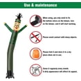 thumbnail image 7 of Inflatable Tube Man Scarecrow Wacky Wavy Dancing Guy  for Outdoor Decoration Advertising Business Promotion (Blower Not Included), 7 of 7