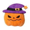 thumbnail image 2 of Halloween Squeaky Dog Toys, Funny Pumpkin Shape Interactive Chew Toys for Puppy Small and Medium Dogs, 2 of 5