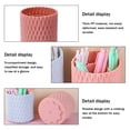 thumbnail image 3 of FloreceBien - Portalápices para escritorio, portalápices, organizador de brochas de maquillaje, multifuncional, para el hogar, la oficina, los niños y la escuela, color rosa, 3 of 5