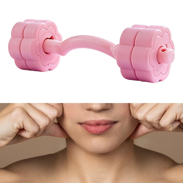 BELOVING Face Exerciser Facial Toning Device Face Training Tool for Neck Chin Jawline pink