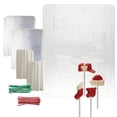 thumbnail image 1 of Cybrtrayd Surtido De Piruletas Navideñas Molde De Chocolate Navideño Con Kit De Piruleta Que Incluye 50 Palitos De Piruleta, 50 Bolsas De Violonchelo, 25 Lazos Rojos Y 25 Verdes, 1 of 5