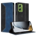 thumbnail image 2 of Phone Case for Motorola Moto G06 4G FOXDOCK Premium Leather,Creative Dual-Color Cover with Card Slot,Shockproof, 2 of 7