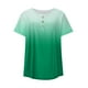 thumbnail image 4 of Puntoco - Camiseta de manga corta con cuello en V para mujer, camiseta con teñido anudado, blusa, regalo para mujer Puntoco Puntoco-3526, 4 of 5