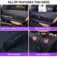 thumbnail image 4 of Large Dog Car Seat,Back Seat Extender for Dogs,Waterproof Medium Dog Seat Cover for Backseat, Pet Bed for Car Hammock(Black-L), 4 of 6