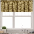 thumbnail image 3 of Ambesonne Tropical Valance & Curtain, Brownish Palm Trees Art, 55"x45", Pastel Brown Fawn Khaki, 3 of 7