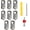T-Head, variant on 12 count J-Shape Wall Mount Hooks, Stainless Steel J Hook, Heavy Duty Single Hole Hanger, Mini J Hook for Mirror Picture Frames