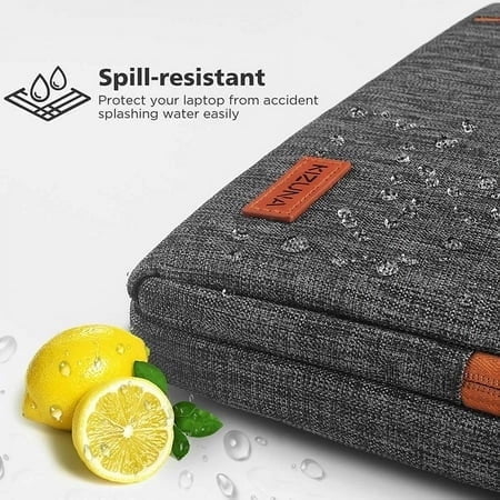 KIZUNA Laptop Bag Case 17 Inch Computer Shoulder Sleeve Briefcase For LG gram 17 2022 /Dell G7/17.3"" Lenovo Legion 5 / 5i / IdeaPad L340/HP Gaming Pavilion 17/ENVY Laptop 17 Brown