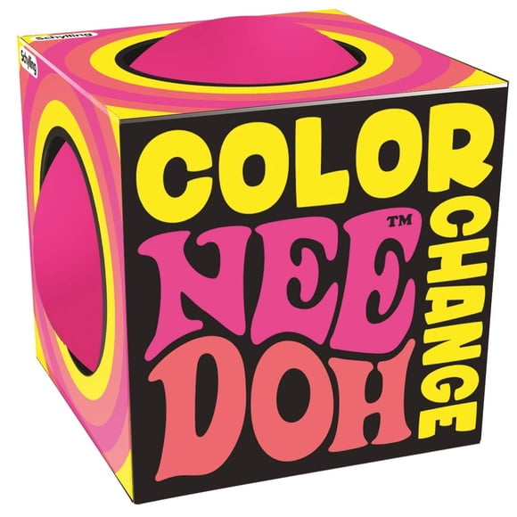 Nee Doh Color Changing Stress Ball, Squeeze and Squish Ball Fidget Toy, Children Ages 3+