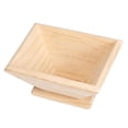 thumbnail image 4 of 1Pc Wood Quadrangular Rice Ball Mold Zongzi Mould Rice-pudding Making Mold, 4 of 8