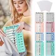 CoreLiving Task Planning Board, Sliding Routine Chart to Do List, Daily Chore Chart for Adults, My Chores Checklist, ADHD Visual Schedule Reminder Device, 1 Count