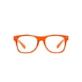 thumbnail image 2 of Gravity Shades Horn-Rimmed Clear Sunglasses, Neon Orange, 2 of 2