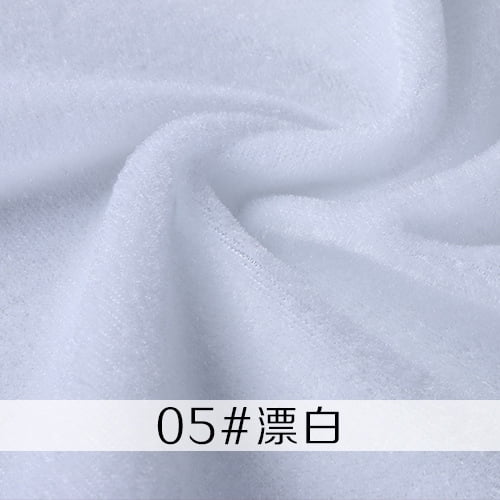 Namzi Sewing & Craft Fabric - white Material for Sewing, 1 Piece 1m×1.6m Velvet Sewing Supplies Fabric, Premium Craft Fabric for Stage Curtains, Home Decor & Upholstery