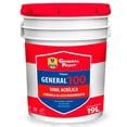 thumbnail image 1 of Pintura Vinil Acrílica General Paint General 100 Blanca 19 L 3años, 1 of 2