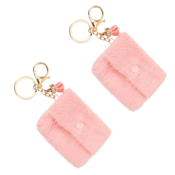 OUNONA  2 Pcs Keychain Keyring Wallet Decorations Bag Charm