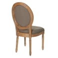 thumbnail image 4 of OSP Home Furnishings Trinity Oval Back Chair in Otter Fabric with Brushed Frame, 4 of 6